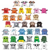 "PAWS"itive Pals Drawstring Backpack - Personalization Available