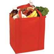 Insulated Large Non-Woven Grocery Tote - Personalization Available