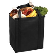 Insulated Large Non-Woven Grocery Tote - Personalization Available