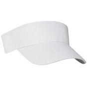 100% Cotton Twill Visor Adjustable Velcro&reg; Strap Closure - Personalization Available