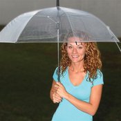 46" Arc Clear Umbrella - Personalization Available
