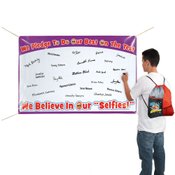 We Believe In Our Selfie's Pledge Banner