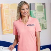 Devon & Jones Women's Pima Pique Short-Sleeve Polo