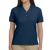 Devon & Jones Women's Pima Pique Short-Sleeve Polo