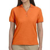 Devon & Jones Women's Pima Pique Short-Sleeve Polo