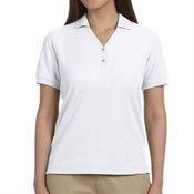 Devon & Jones Women's Pima Pique Short-Sleeve Polo