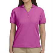 Devon & Jones Women's Pima Pique Short-Sleeve Polo