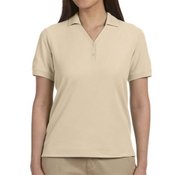 Devon & Jones Women's Pima Pique Short-Sleeve Polo