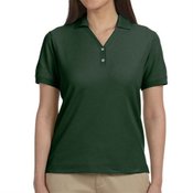 Devon & Jones Women's Pima Pique Short-Sleeve Polo