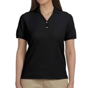 Devon & Jones Women's Pima Pique Short-Sleeve Polo