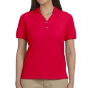 Devon & Jones Women's Pima Pique Short-Sleeve Polo