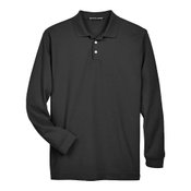 Devon & Jones Women's Pima Pique Long-Sleeve Polo