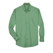 Harrington Easy Blend &trade; Men's Long-Sleeve Twill Shirt with Stain Release