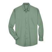Harrington Easy Blend &trade; Men's Long-Sleeve Twill Shirt with Stain Release