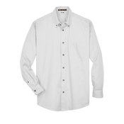 Harrington Easy Blend &trade; Men's Long-Sleeve Twill Shirt with Stain Release