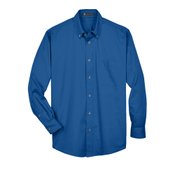 Harrington Easy Blend &trade; Men's Long-Sleeve Twill Shirt with Stain Release