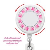Ribbon Spinner Retractable Badge Holder