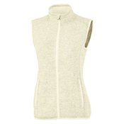 Women's Heathered Fleece Vest - Embroidery Personalization Available