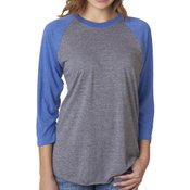 Next Level Unisex Triblend 3/4-Sleeve Ragian Tee