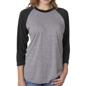 Next Level Unisex Triblend 3/4-Sleeve Ragian Tee