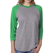 Next Level Unisex Triblend 3/4-Sleeve Ragian Tee