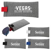 Heathered Eyeglass Pouch - Personalization Available