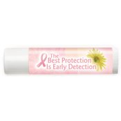 The Best Protection Is Early Detection Themed Lip Balms Logo & Personalization