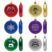 Shatter Resistant Flat Round Ornament
