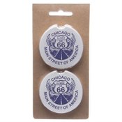 Absorbent Stone Car Coaster Set