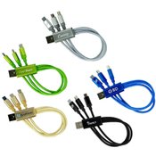 Metallic 3-In-1 Charging Cable - Personalization Available