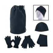 Fleece Winter Set in Pouch - Personalization Available