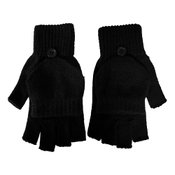 Fingerless Gloves With Flap - Personalization Available