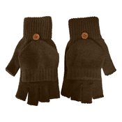 Fingerless Gloves With Flap - Personalization Available