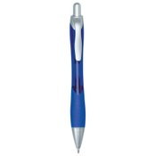 Rio Ballpoint Pen With Contoured Rubber Grip - Personalization Available