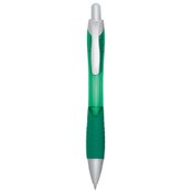 Rio Ballpoint Pen With Contoured Rubber Grip - Personalization Available