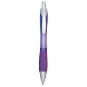 Rio Ballpoint Pen With Contoured Rubber Grip - Personalization Available
