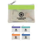 Frosted Zippered Coin Pouch - Personalization Available