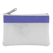 Frosted Zippered Coin Pouch - Personalization Available