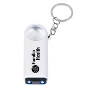 Magnifier And LED Light Key Chain - Personalization Available