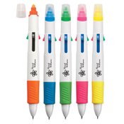 Quatro Pen With Highlighter - Personalization Available
