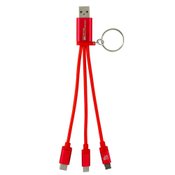 Metallic 3-in-1 Keychain Cable - Personalization Available