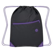 Color Pop Drawstring Bag - Personalization Available