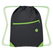 Color Pop Drawstring Bag - Personalization Available