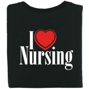 I (Heart) Nursing 2-Sided T-Shirt - Personalization Available