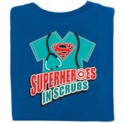 Superheroes In Scrubs 2-Sided T-Shirt - Personalization Available