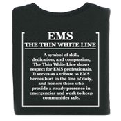 The Thin White Line Short-Sleeve T-Shirt - Personalization Available