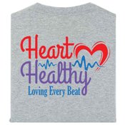 Heart Healthy Loving Every Beat 2-Sided Short Sleeve T-Shirt - Personalized