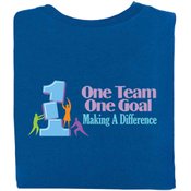 One Team One Goal Making A Difference Positive T-Shirt