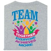TEAM Together Everyone Achieves More Positive 2-Sided T-Shirt