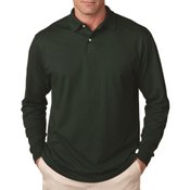 Jerzees 5.6-oz., 50/50 Long-Sleeve Jersey Polo With SpotShield &trade;